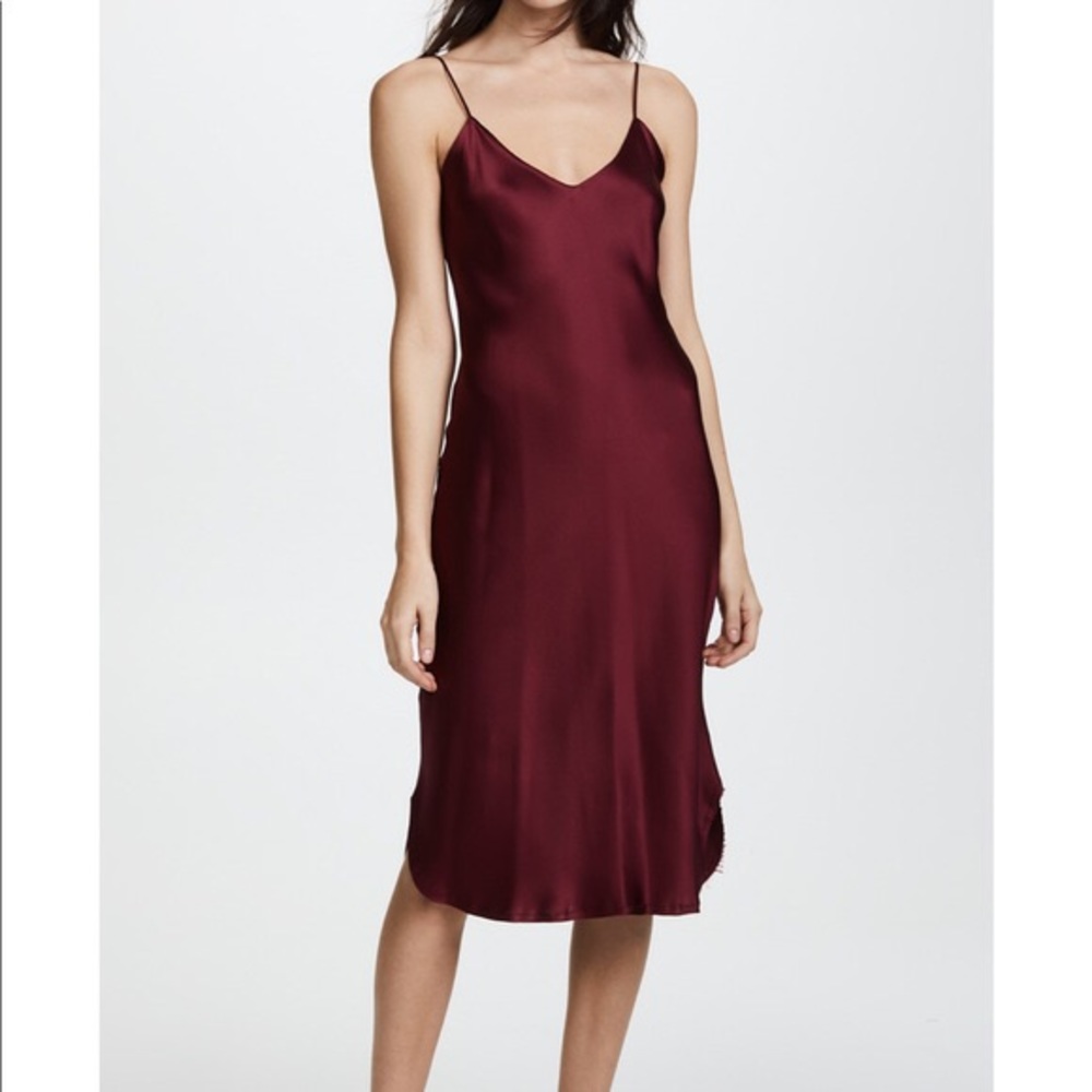 Nili Lotan red Silk Dress